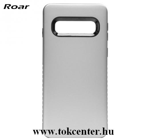 SAMSUNG Galaxy S10 (SM-G973) ROAR RICO ARMOR telefonvédő gumi / szilikon (közepesen ütésálló, műanyag hátlap, matt) SZÜRKE	