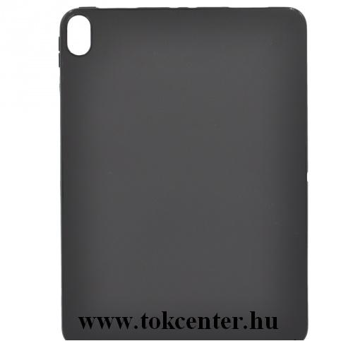 APPLE IPAD Pro 11 (2018) Telefonvédő gumi / szilikon (matt, fényes keret) FEKETE	
