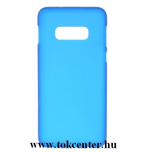 SAMSUNG Galaxy S10e (SM-G970) Telefonvédő gumi / szilikon (matt, fényes keret) KÉK	