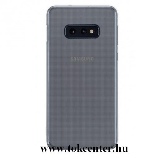SAMSUNG Galaxy S10e (SM-G970) Telefonvédő gumi / szilikon (ultravékony) ÁTLÁTSZÓ	