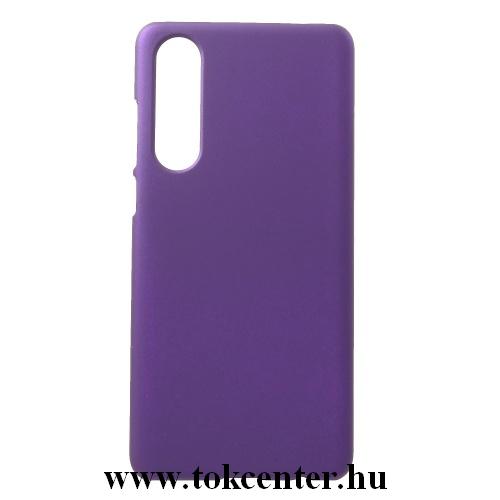 HUAWEI P30 Műanyag telefonvédő (gumírozott) LILA	