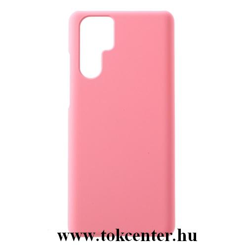 HUAWEI P30 Pro Műanyag telefonvédő (gumírozott) RÓZSASZÍN	