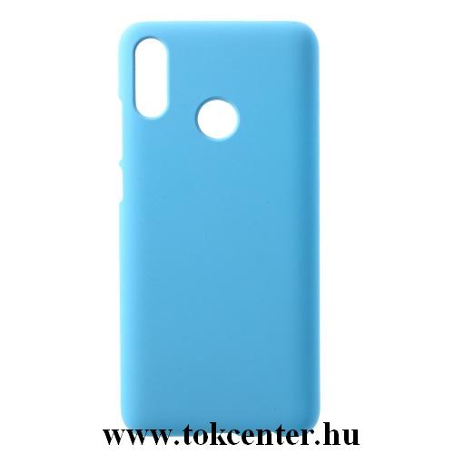 HUAWEI P Smart (2019) Műanyag telefonvédő (gumírozott) VILÁGOSKÉK	