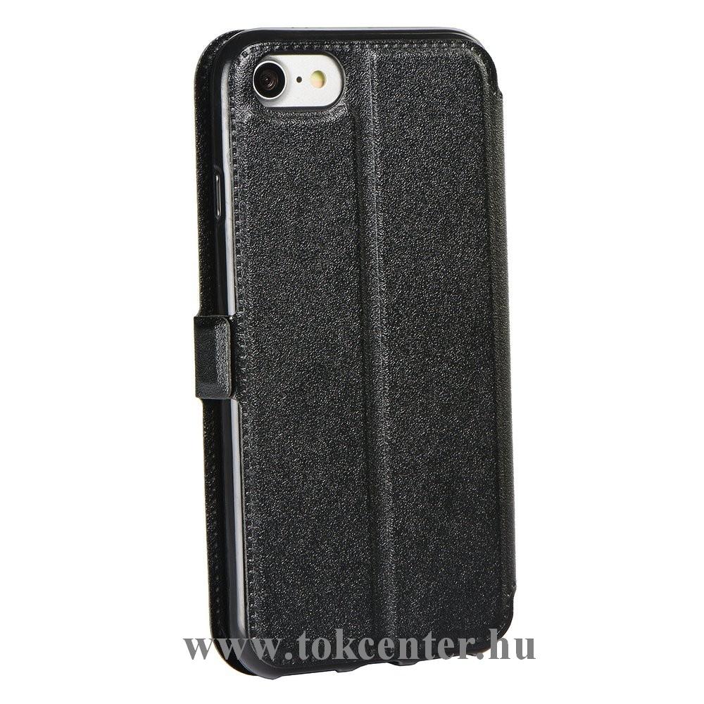 Sony Xperia Z5 compact D5803 fekete szilikon keretes könyvtok