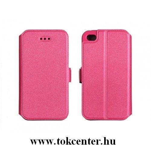 Sony Xperia Z5 compact D5803 rózsaszín pink szilikon keretes könyvtok