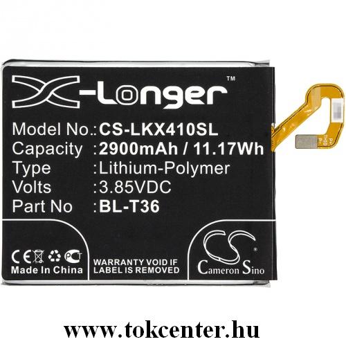 LG K11 K425 (K10 2018) Akku 2900 mAh LI-Polymer (belső akku, beépítése szakértelmet igényel! BL-T36 kompatibilis)	
