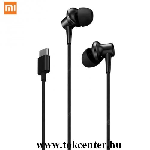 XIAOMI IN EAR fülhallgató SZTEREO (Type-C, mikrofon, felvevő gomb) FEKETE