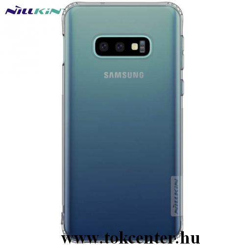 SAMSUNG Galaxy S10e (SM-G970) NILLKIN NATURE telefonvédő gumi / szilikon (0.6 mm, ultravékony, légpárnás sarok) SZÜRKE	