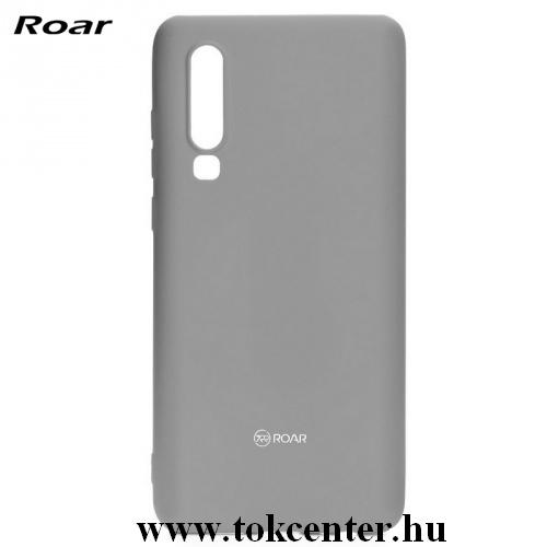 HUAWEI P30 ROAR ALL DAY telefonvédő gumi / szilikon (matt) SZÜRKE	