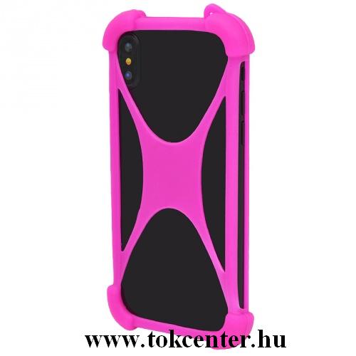 UNIV telefonvédő gumi / szilikon (közepesen ütésálló, légpárnás sarok, X-line, 3.5-6.5