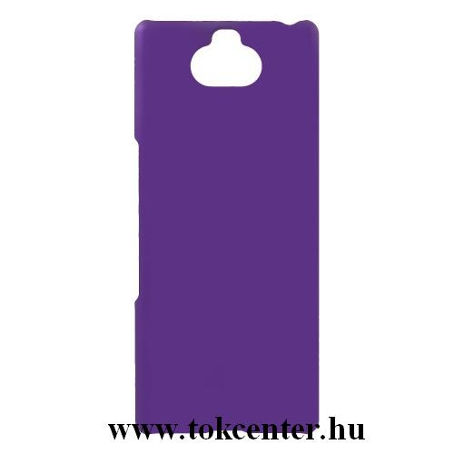 SONY Xperia 10 (L4113) Műanyag telefonvédő (gumírozott) LILA	