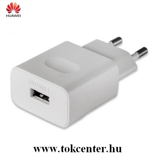 Hálózati töltő USB aljzat (5V / 2000mA, gyorstöltés támogatás, kábel NÉLKÜL!) FEHÉR