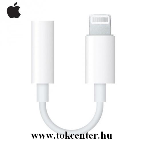 Audio adapter kábel (lightning 8 pin- 3.5mm jack aljzat) FEHÉR (MMX62ZM/A)