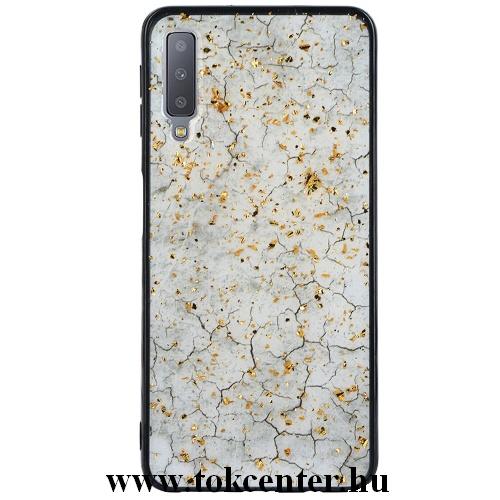 SAMSUNG Galaxy A7 (2018) SM-A750F Telefonvédő gumi / szilikon (epoxy) FEHÉR	