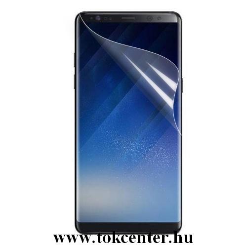 SAMSUNG Galaxy Note 8 Képernyővédő fólia törlőkendővel (1 db-os, full screen, íves, öntapadós PET, nem visszaszedhető) CLEAR áttetsző	