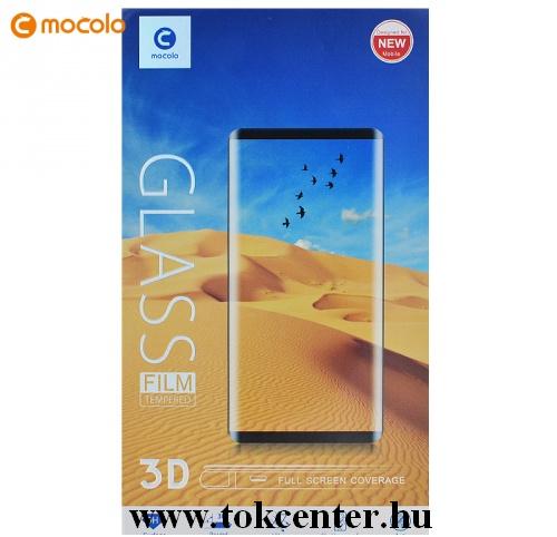SONY Xperia 10 (L4113) MOCOLO képernyővédő üveg (3D full cover, íves, karcálló, 9H) TEMPERED GLASS FEKETE	