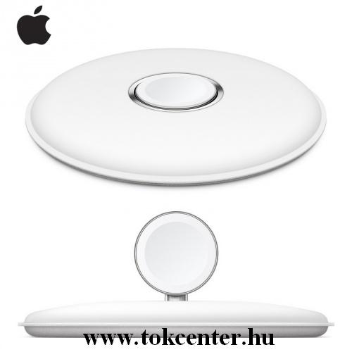 Asztali töltő (mágneses, vezeték nélküli töltés) FEHÉR Apple Watch 1 / 2 / 3 / 4	