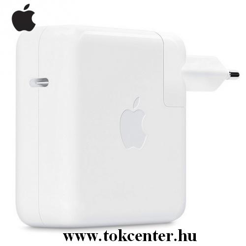 Hálózati adapter, Type-C aljzat (61W, kábel nélkül) FEHÉR	