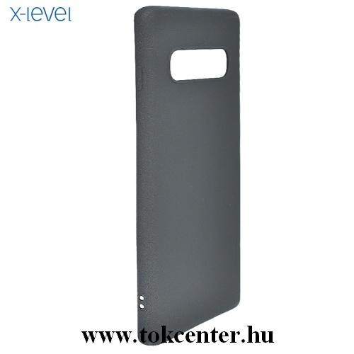 SAMSUNG Galaxy S10 (SM-G973) X-LEVEL GUARDIAN telefonvédő gumi / szilikon (ultravékony, matt) FEKETE	