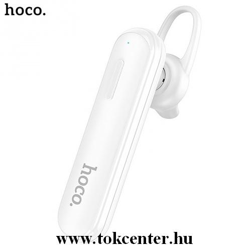 HOCO E36 FREE SOUND BLUETOOTH fülhallgató (v4.2, mikrofon, multipoint) FEHÉR	