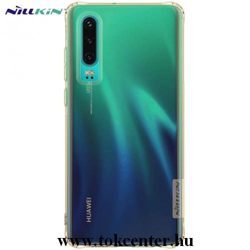 HUAWEI P30 NILLKIN NATURE telefonvédő gumi / szilikon (0.6 mm, ultravékony, légpárnás sarok) ARANYBARNA	
