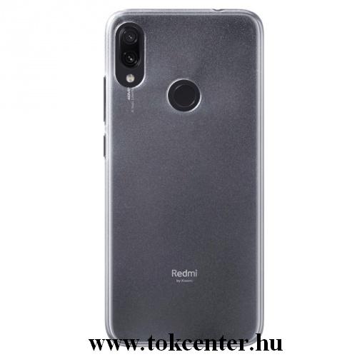XIAOMI Redmi Note 7 Műanyag telefonvédő (gumírozott) ÁTLÁTSZÓ	