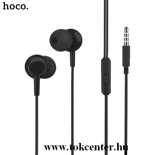 HOCO M14 fülhallgató SZTEREO (3.5mm jack, mikrofon, felvevő gomb) FEKETE	