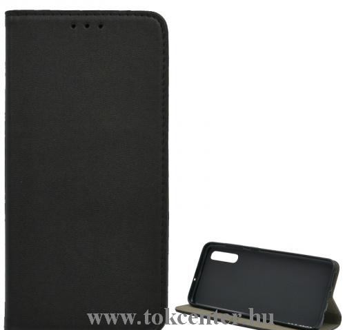 Samsung Galaxy A30s (SM-A307F) /Samsung Galaxy A50 (SM-A505F) Tok álló, bőr (FLIP, oldalra nyíló, asztali tartó funkció) FEKETE	