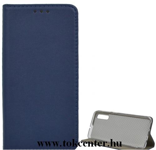 Samsung Galaxy A30s (SM-A307F) /Samsung Galaxy A50 (SM-A505F) Tok álló, bőr (FLIP, oldalra nyíló, asztali tartó funkció) KÉK	