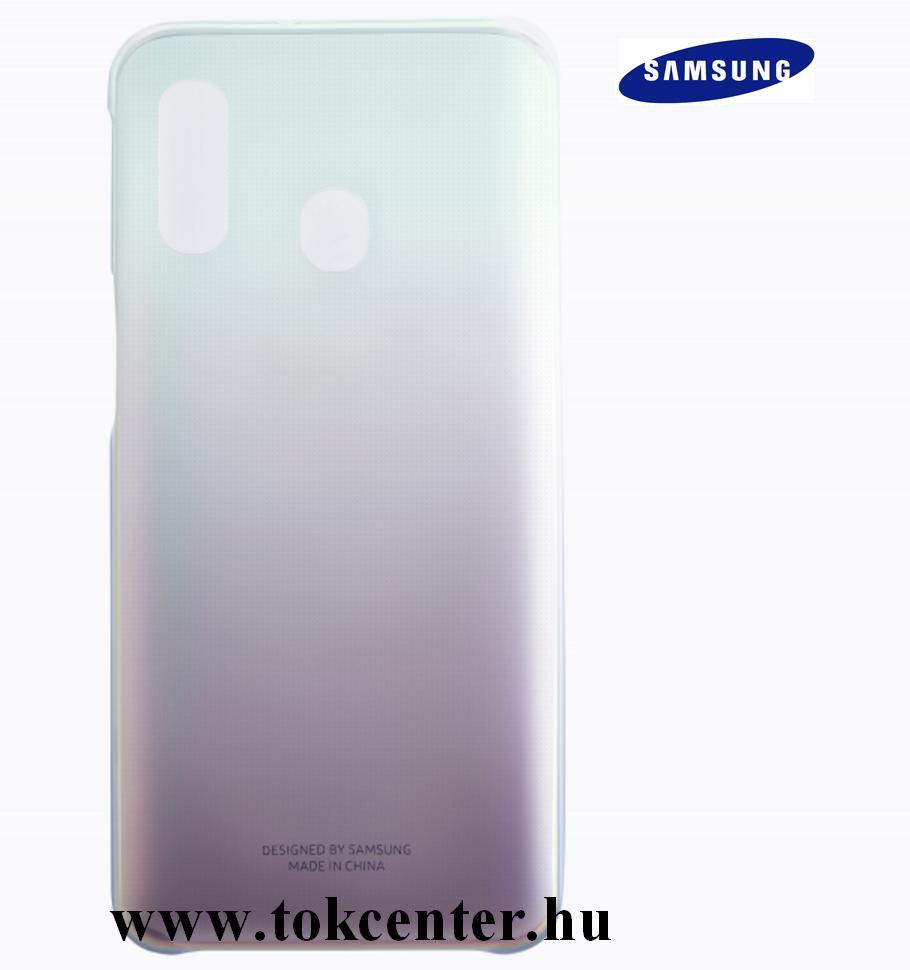 SAMSUNG GALAXY A40 GRADATION COVER HÁTLAP, FEKETE (EF-AA405CBEG)