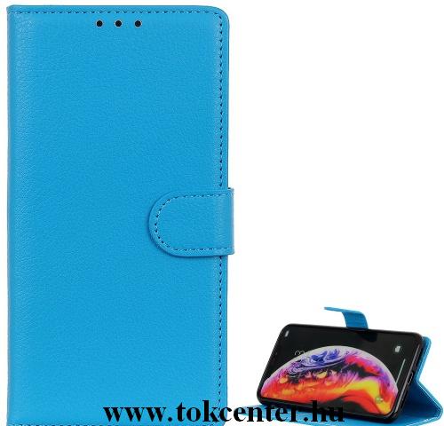 SAMSUNG Galaxy A10 (SM-105F) Tok álló, bőr (FLIP, oldalra nyíló, asztali tartó funkció) KÉK	
