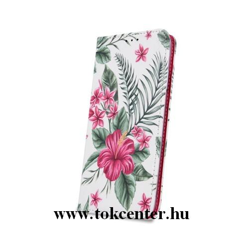 iPhone 6 /iPhone 6S (4,7) Exotic Flower szilikon keretes könyvtok