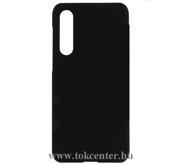 Xiaomi Mi 9 SE Műanyag telefonvédő (gumírozott) FEKETE