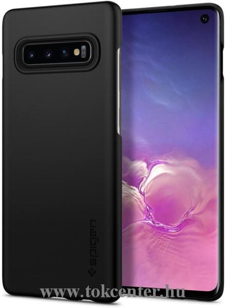 Samsung Galaxy S10e (SM-G970) SPIGEN THIN FIT műanyag telefonvédő (ultravékony) FEKETE