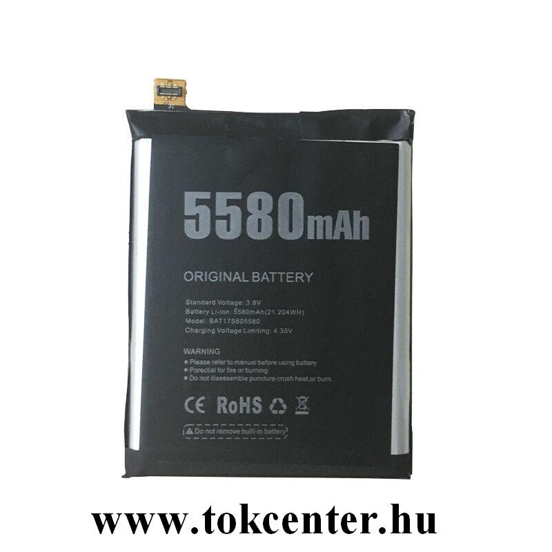 Doogee S60 Akku 5580 mAh LI-ION (belső akku, beépítése szakértelmet igényel) Doogee S60 lite (BAT17S605580)