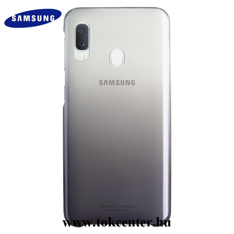 Samsung Galaxy A70 (SM-705F) Műanyag telefonvédő (színátmenet) FEKETE (EF-AA705CBE)