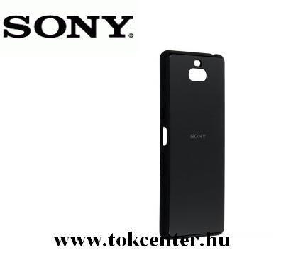 Sony Xperia 10 (L4113) Telefonvédő gumi / szilikon (közepesen ütésálló, magasított szél) FEKETE (SCBI10_B)