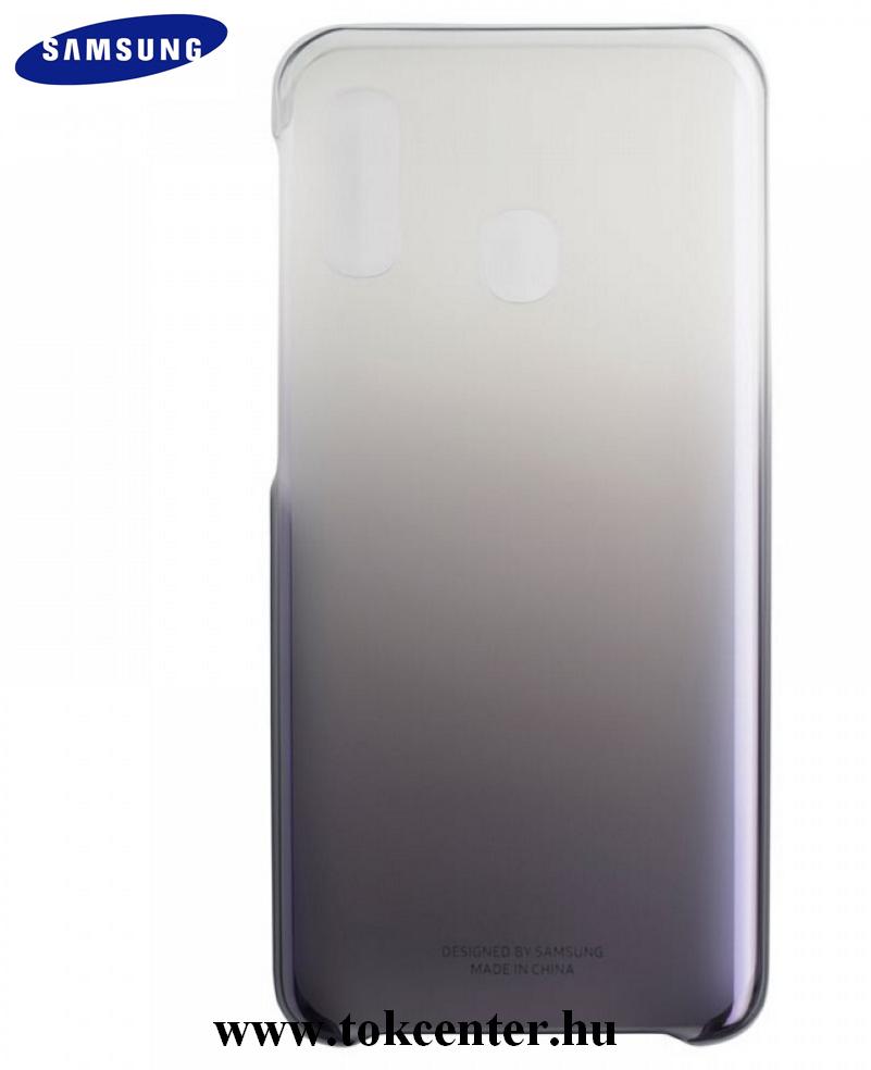 SAMSUNG GALAXY A20E GRADATION COVER HÁTLAP, FEKETE (EF-AA202CBEG)