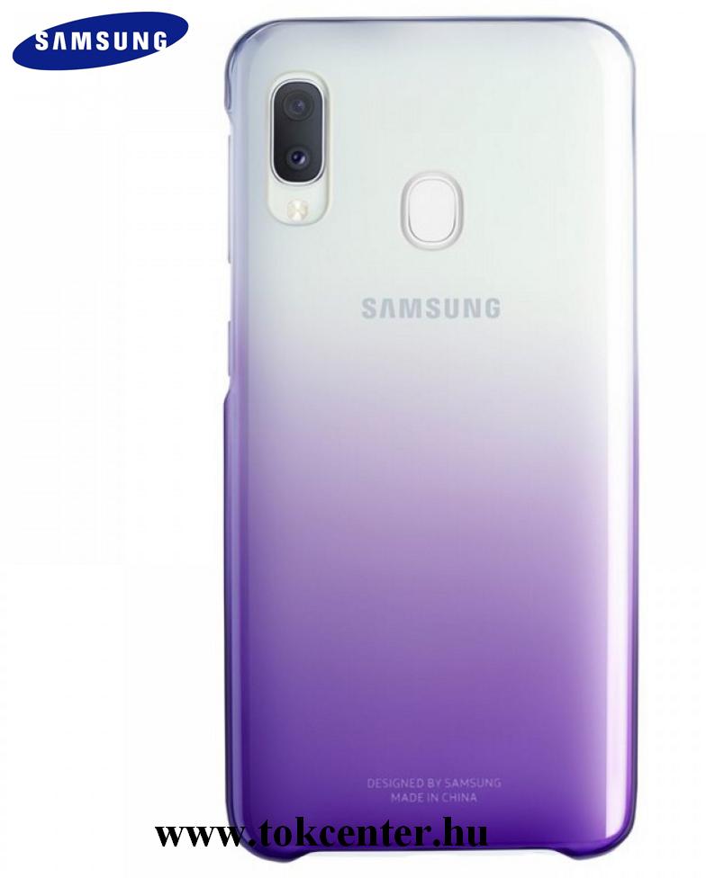 SAMSUNG GALAXY A20E GRADATION COVER HÁTLAP, VIOLA (EF-AA202CVEG)
