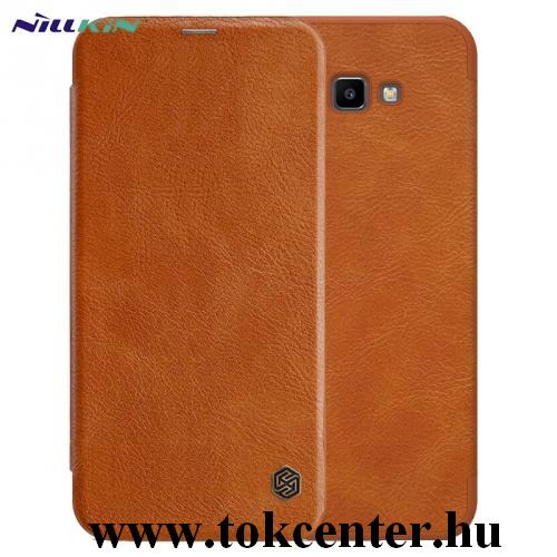 Samsung Galaxy M10 (SM-M105F) NILLKIN QIN tok álló, bőr (FLIP, oldalra nyíló, bankkártya tartó) BARNA