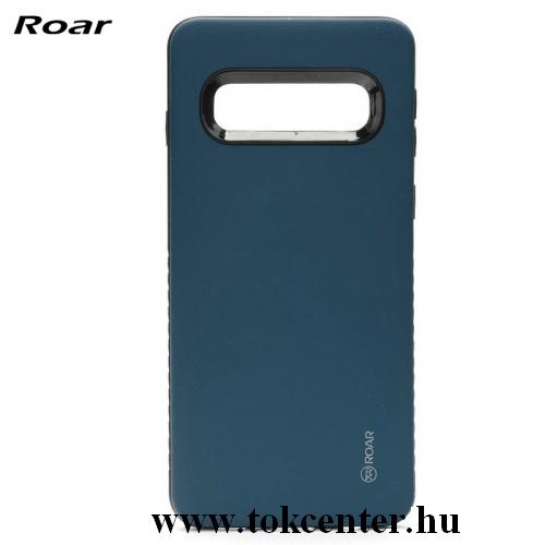 Samsung Galaxy A10 (SM-A105F) ROAR RICO ARMOR telefonvédő gumi / szilikon (közepesen ütésálló, műanyag hátlap, matt) SÖTÉTKÉK
