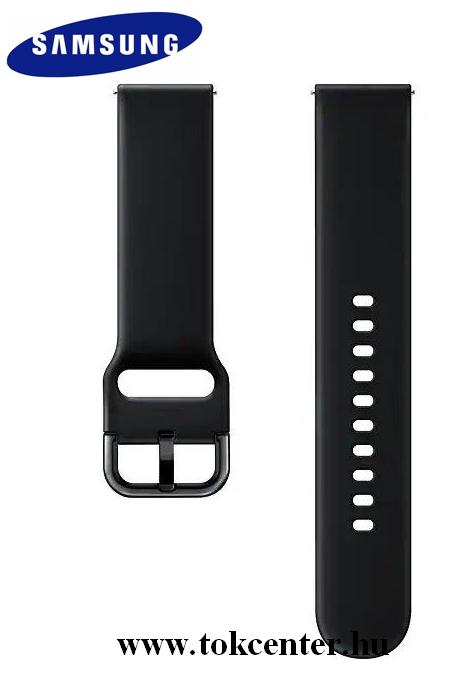 Pótszíj (szilikon, állítható) FEKETE Samsung Galaxy Active SM-R500 (ET-SFR50MBE)