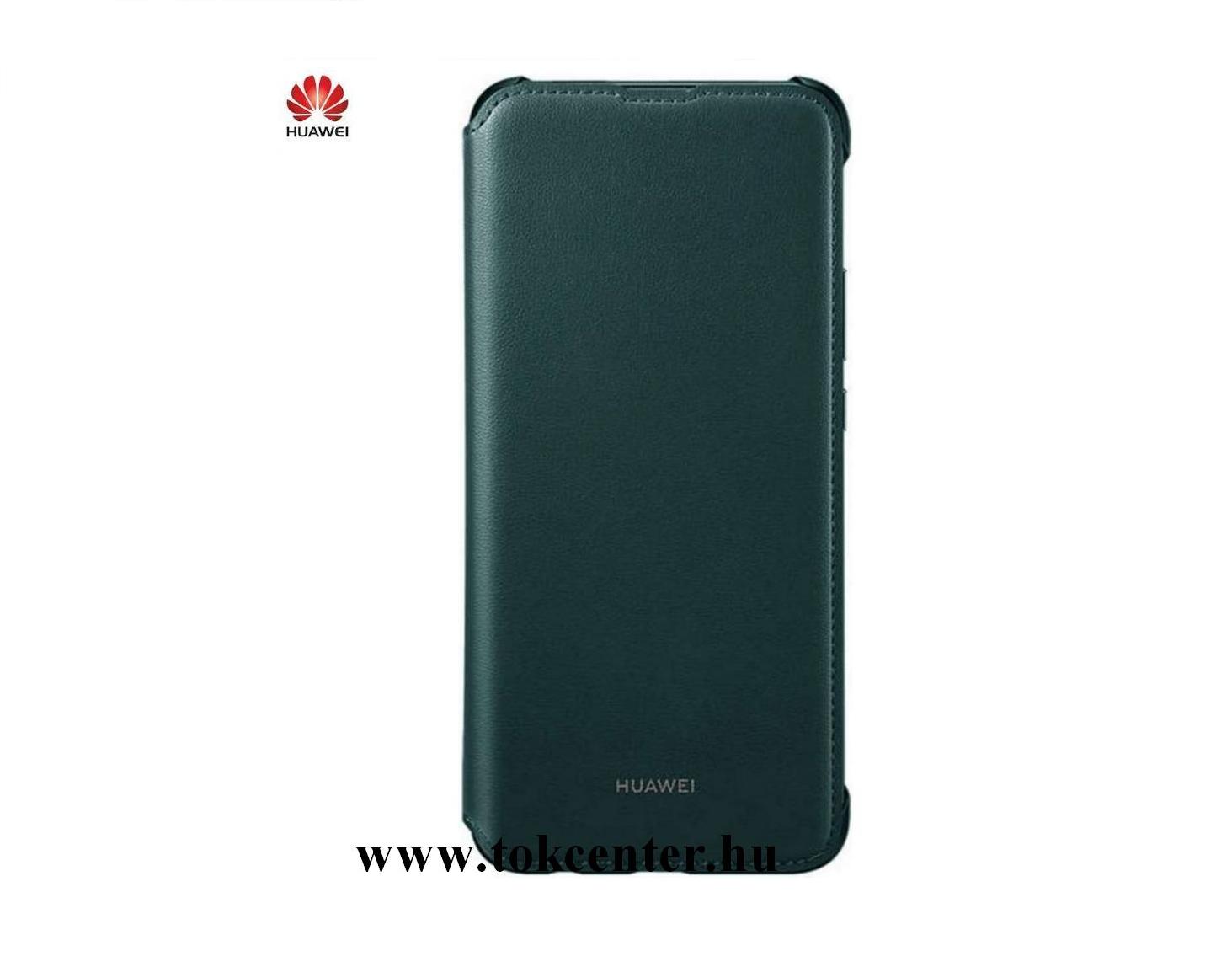 Huawei P Smart Z Tok álló, bőr (FLIP, oldalra nyíló) ZÖLD (51993128)