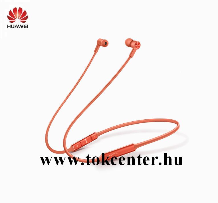 HUAWEI FreeLace BLUETOOTH fülhallgató SZTEREO (nyakba akasztható, mikrofon, SPORT) NARANCS (CM70-C_O)