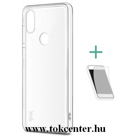 Xiaomi Redmi S2 (Redmi Y2) IMAK Stealth telefonvédő gumi / szilikon (ultravékony, 0,8mm + képernyővédő fólia) ÁTLÁTSZÓ