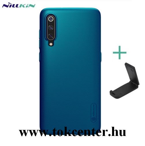 Honor 20 Pro NILLKIN SUPER FROSTED műanyag telefonvédő (gumírozott, érdes felület + asztali tartó) KÉK