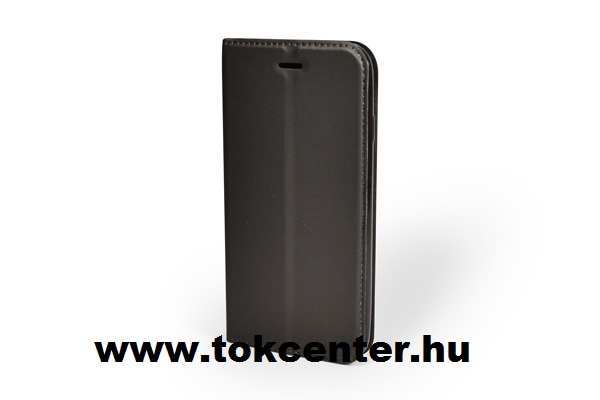 Samsung Galaxy S10 (SM-G973) Tok álló (FLIP, oldalra nyíló, asztali tartó funkció) GRAFIT