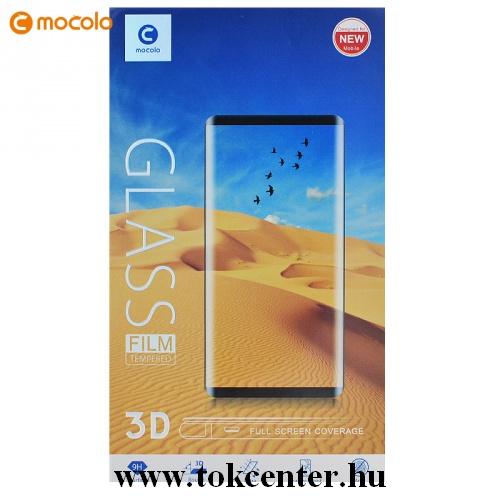 Samsung Galaxy Note 10 MOCOLO képernyővédő üveg (3D full cover, íves, karcálló, 0.3mm, 9H) FEKETE