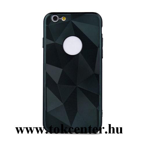 Samsung A105 Galaxy A10 Telefonvédő gumi / szilikon (Geometric Shine, 3D hatás) ZÖLD