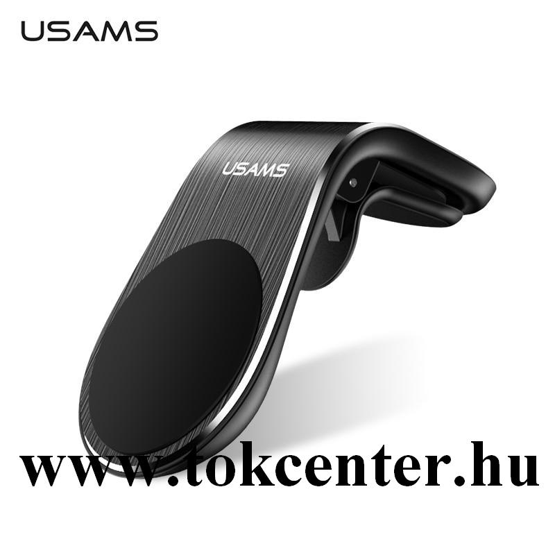 USAMS autós tartó (szellőzőre, mágneses) FEKETE